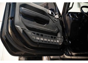 Jeep Gladiator Molle Panels - Front Door - DV8 Offroad - Slim - 2018+ Jeep Gladiator Molle Panels - Front Door - DV8 Offroad - Slim - 2018+
